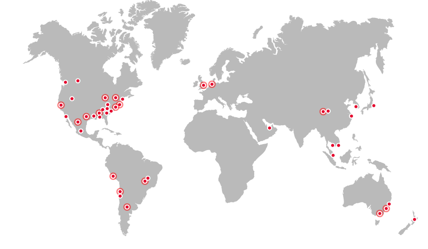 Rheem World Map